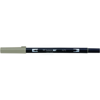 トンボ鉛筆 デュアルブラッシュペン ABT Cool Gray3 F040145-AB-TN75