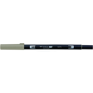 トンボ鉛筆 デュアルブラッシュペン ABT Cool Gray3 F040145-AB-TN75-イメージ1