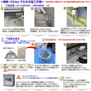 アトムサポート 水性防水塗料専用中塗り 16kg ホワイト FCB301H-イメージ5