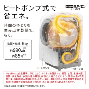 日立 ドラム式洗濯乾燥機 ビッグドラム ホワイト BD-SVX120PL W-イメージ11