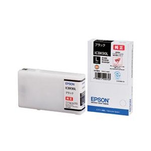 エプソン インクカートリッジ ブラック ブラック(Lサイズ) ICBK90L-イメージ1
