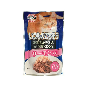 ペットアイ いつものごちそう お魚ミックス かつお・まぐろサーモン FCC8363-4522620106444-イメージ1