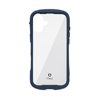 Ｈａｍｅｅ iPhone 16 Plus用強化ガラスクリアケース IFACE REFLECTION ネイビー 41-979754