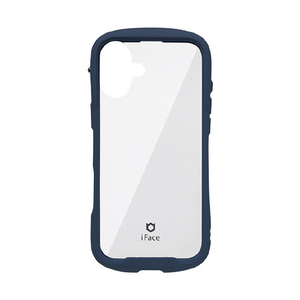 Ｈａｍｅｅ iPhone 16 Plus用強化ガラスクリアケース IFACE REFLECTION ネイビー 41-979754-イメージ1