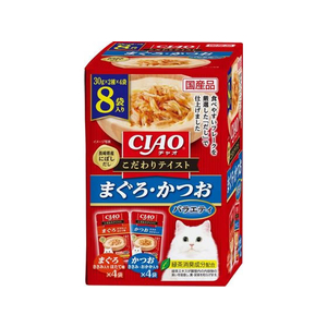 いなば CIAO こだわりテイスト まぐろ・かつおバラエティ 30g×8P FC235RW-イメージ1