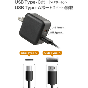 グリーンハウス USB-AC充電器 2ポート 20W ホワイト GH-ACU2PB-WH-イメージ3