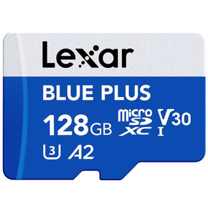 レキサージャパン microSD Blue Plus 128GB ＢＬＵＥ LMSBLPL128G-BNANJ-イメージ1
