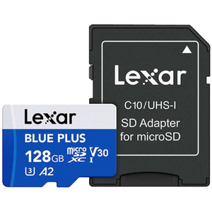レキサージャパン microSD Blue Plus 128GB ＢＬＵＥ LMSBLPL128G-BNANJ-イメージ2