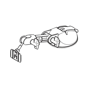 ユピテル 吸着盤ベース単体 黒 OPCU95-イメージ1