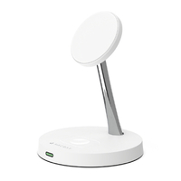 HACRAY 4in1マグネット式マルチ充電スタンド ホワイト HRT269CWH