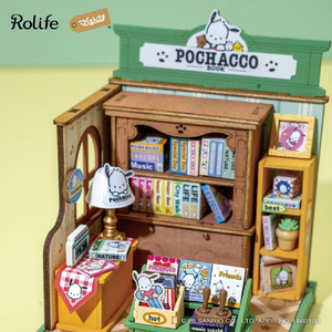 プラザクリエイト DA003 ポチャッコの本屋さん PCDA003ﾎﾟﾁﾔﾂｺﾉﾎﾝﾔｻﾝ-イメージ3