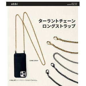 abbi ターラントチェーン ロングストラップ Gun Black AB21976BK-イメージ4