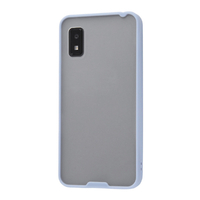 レイアウト AQUOS wish2/wish用マットハイブリッドケース SHEER シアーホワイト/ブルー RT-AQWIBS4/WA
