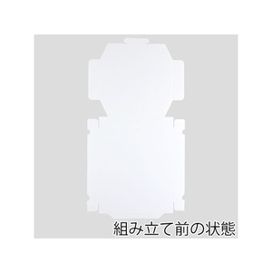 スワン ピザ箱 10インチ用 白無地 25枚 FC960SA-004200541-イメージ3