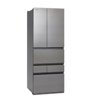 東芝 GR-Y550FZ(ZH) 551L 6ドア冷蔵庫 VEGETA アッシュグレージュ