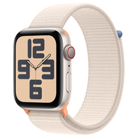 Apple Apple Watch SE(GPS + Cellularモデル)- 44mm スターライトアルミニウムケースとスターライトスポーツループ MRH23J/A