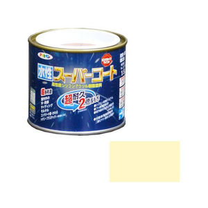 アサヒペン 水性スーパーコート 1／5L アイボリー FC564NV-イメージ1