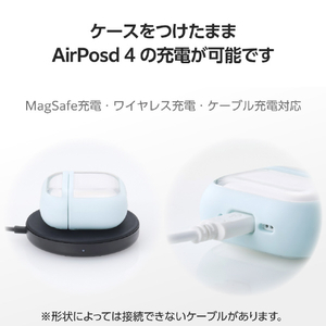 エレコム AirPods (第4世代)用TOUGH SLIM LITE ケース フレームカラー ブルー AVA-AP06TSLFCBU-イメージ7