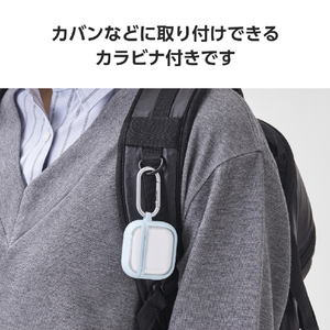 エレコム AirPods (第4世代)用TOUGH SLIM LITE ケース フレームカラー ブルー AVA-AP06TSLFCBU-イメージ8