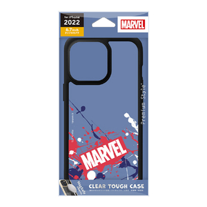 PGA iPhone 14 Pro Max用クリアタフケース MARVEL スプラッシュ PG-DPT22S20MVL-イメージ1