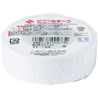ニチバン ビニールテープ 19mm×10m 白 FCW4231-VT-195