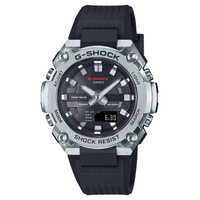 カシオ ソーラー腕時計 G-SHOCK ブラック/シルバー GST-B600-1AJF