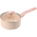 パール金属 ローサ セラミック加工IH対応ガラス蓋付片手鍋 18cm FCE220A-HC-730