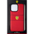 FERRARI iPhone 15 Pro Max用PUレザー 背面ケース レッド FEHCP15XPBOR-イメージ1