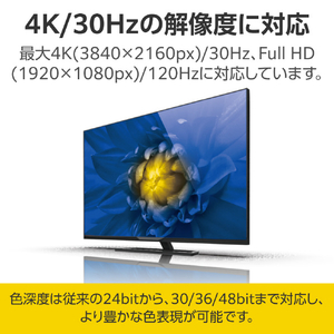 エレコム ハイスピードHDMI(R)ケーブル(1．5m) ブラック CAC-HD14E15BK3-イメージ4