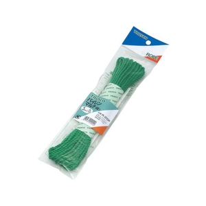 トラスコ中山 TRUSCO パイレンカラーロープ 3つ打 線径3mm×長さ10m 緑 FC653GA-5113113-イメージ1
