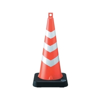 ミツギロン ガードスコッチコーン赤370×高さ757 レッド／ホワイト370-757 FC309GT-3759628