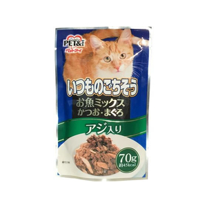 ペットアイ いつものごちそう お魚ミックス かつお・まぐろ アジ FCC8365-4522620106468-イメージ1