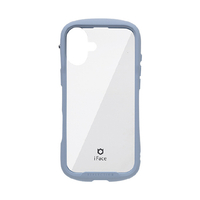 Ｈａｍｅｅ iPhone 16 Plus用強化ガラスクリアケース IFACE REFLECTION ペールブルー 41-979778