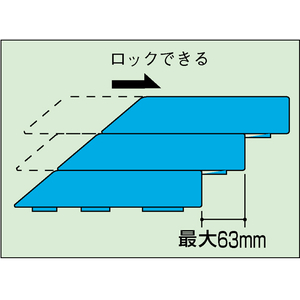 コクヨ スタッキングトレー A4タテ 青 F802797-DT-40NB-イメージ2