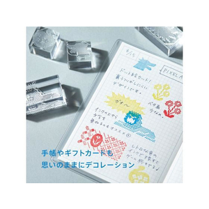 キングジム 透明スタンプ 氷印 (カケラ) FC425RH-CLS33-005-イメージ7