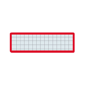 コクヨ マグネット見出し 赤 F848024-ﾏｸ-402R-イメージ1