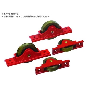 ヨコヅナ 鋳物枠ローラー戸車 30mm 丸 RJC-0301 FCB288E-1278826-イメージ1