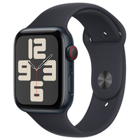Apple Apple Watch SE(GPS + Cellularモデル)- 44mm ミッドナイトアルミニウムケースとミッドナイトスポーツバンド - S/M MRH53J/A