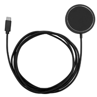 クオリティトラストジャパン MAGSAFE対応15W出力ワイヤレスケーブル ブラック QXW-0401BK