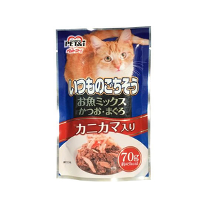 ペットアイ いつものごちそう お魚ミックス かつお・まぐろカニカマ FCC8366-4522620106475-イメージ1