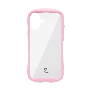 Ｈａｍｅｅ iPhone 16 Plus用強化ガラスクリアケース IFACE REFLECTION サクラピンク 41-979785-イメージ1