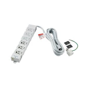 エルパ カバー付事務所向けタップ 対雷サージ機能付(6個口・3m) OAT-JPC63SB-イメージ1