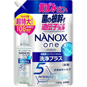 ライオン NANOX one 洗浄プラス つめかえ用 超特大1080g FCE401K-イメージ2