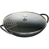 STAUB ストウブ グランビュッフェパン 37cm ブラック 40509-398 FC195LT-6645320