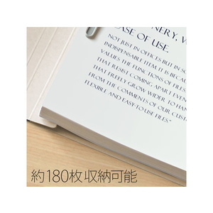 プラス フラットファイル ノンステッチ B4タテ グレー NO.011N F876627-79089-イメージ5