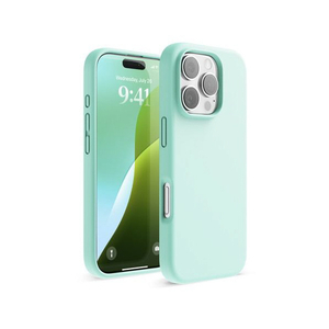 elago iPhone16Pro用シリコンケｰス アクアスカイ EL_IPRCSSCS3_AS-イメージ1