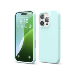 elago iPhone16Pro用シリコンケｰス アクアスカイ EL_IPRCSSCS3_AS-イメージ2