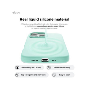 elago iPhone16Pro用シリコンケｰス アクアスカイ EL_IPRCSSCS3_AS-イメージ4