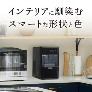 サンコー 超小型卓上製氷機 アイスゴロンSlim ブラック KGTSLMHBK-イメージ5