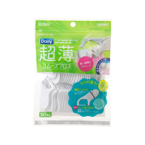 エビス 超薄スムーズフロス 50本入 FCJ055V-イメージ1